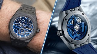 An Underrated Zenith Integrated Bracelet Titanium Watch DEFY Skyline Skeleton Night Surfer II [upl. by Reinert629]