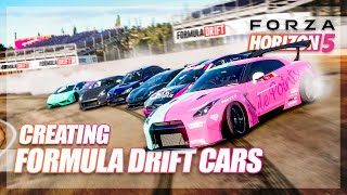 Forza Horizon 5  Creating our own Formula Drift Cars Build amp Competition [upl. by Cortney]