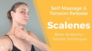 SELFMASSAGE FOR SCALENES Thoracic Outlet Syndrome TOS Tigger Points amp Postural Imbalance [upl. by Oilisab]