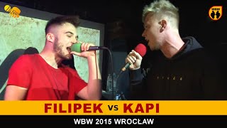 Filipek 🆚 Kapi 🎤 WBW 2015 Wrocław freestyle rap battle [upl. by Carlstrom]