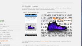 New Nike Twitter RSVP System With Photo Explained in 60 Seconds [upl. by Aeduj409]