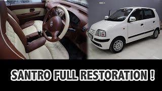 10 YEARS OLD HYUNDAI SANTRO MODIFED  SANTRO XING MODIFICATIONS  INTERIOR amp EXTERIOR RESTORATION [upl. by Niles]