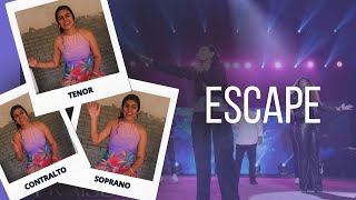 ESCAPE  RENASCER PRAISE TENOR CONTRALTO E SOPRANO [upl. by Tore]