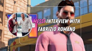 Messi interview with Fabrizio Romano  433 x apple tv  Leonel Messi [upl. by Aufmann]