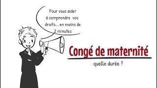 Durée du congé de maternité  comment le calculer en fonction de votre situation [upl. by Leinto53]