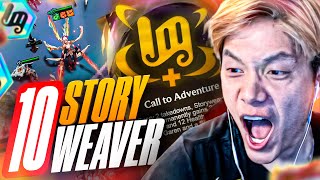 I Hit 10 Storyweaver with Kayle Hero Augment Call to Adventure  TFT Set 11 [upl. by Supat434]