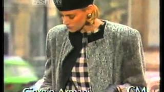 quotGiorgio Armaniquot Autumn Winter 1983 1984 Milan Pret a Porter Woman by Canale Moda [upl. by Leventhal849]