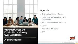 QuickBooks and the Power of Infor CloudSuite Distribution [upl. by Eioj]