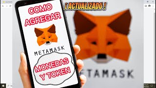 COMO AGREGAR MONEDAS Y TOKEN EN METAMASK mismo principio para todas las redes [upl. by Wehner972]