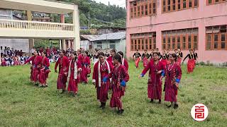 Mega dance by the students of GHSS Kalaktang on 18082024  School Adoption by Monpa Mimang Tsogpa [upl. by Cleaves]