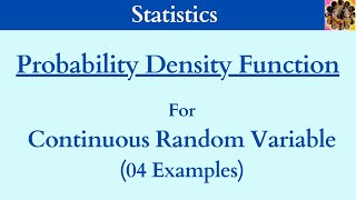 23 Probability Density function  Continuous Random variable probabilitydistribution statistics [upl. by Verina]