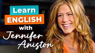 Learn English with JENNIFER ANISTON — Funny Interview [upl. by Auqinal]