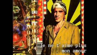 Je ne taime plus  Manu Chao  Lyrics [upl. by Yekcir]