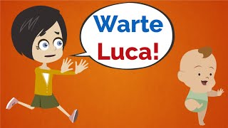 Deutsch lernen  Lisa und Luca [upl. by Nwahsiek299]