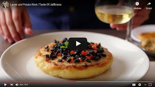 Indulge in Luxury Caviar and Potato Rosti Recipe for Food Enthusiasts  A Taste of Joyfulness [upl. by Asoramla731]