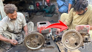 The genius Boys repairs and restores Samdi R175F 6hp Diesel Engine Damage in many places [upl. by Jarvis]