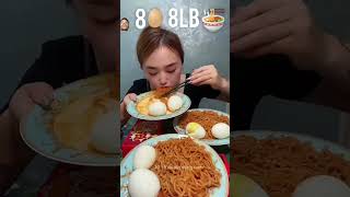 Eating verious 🍽️ Three types eating noodles 🍜 and eggs 🍳 eating you tube viral short [upl. by Cavanagh685]