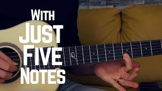 The Five Notes that Will Make you Happy  Pentatonic Fingerstyle Melodies [upl. by Hollinger]