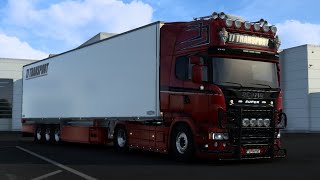 Euro Truck Simulator 2  TJ Transport Scania R620 V8 [upl. by Efthim]