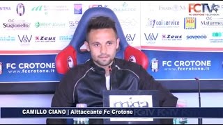 Verso ModenaCrotone Camillo Ciano in conferenza [upl. by Dlareme429]