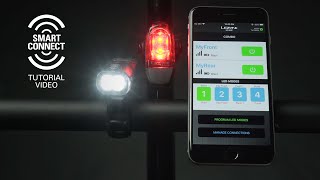 How To Use Your Smart Connect Wireless LED Bike Lights  Smart Connect Tutorial [upl. by Gerta]