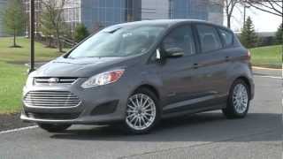 2013 Ford CMAX Hybrid  Drive Time Review with Steve Hammes  TestDriveNow [upl. by Freya]