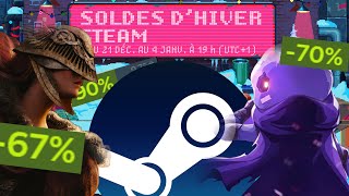 LES SOLDES DHIVER STEAM 2023  CONCOURS 95 sur des jeux de fou [upl. by Simonette917]