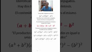 Binomios conjugados 03 parte 06 matematicas algebra binomiosconjugados diferenciadecuadrados [upl. by Skolnik]