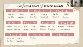 10 confusing pairs of speech sounds [upl. by Ispep833]