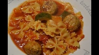 Farfalles boulettes bœuf au cookeo [upl. by Llamaj254]