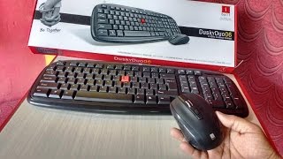 Unboxing amp Testing iBall Wireless Keyboard amp Mouse Duskyduo06 [upl. by Ettenyl]