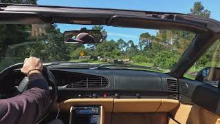 1992 Porsche 968 Cabriolet 6Speed Driving Video mohrimports5776 [upl. by Qiratla504]