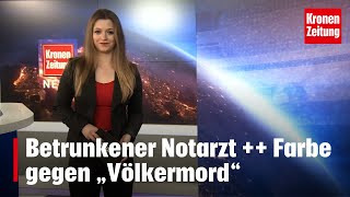 Betrunkener Notarzt  Mit Farbe gegen „Völkermord“ [upl. by Bobbe595]