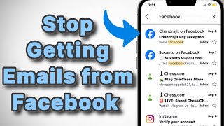 How to Stop Receiving Emails from Facebook [upl. by Drisko338]