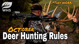 October Deer Hunting Rules [upl. by Loralyn]