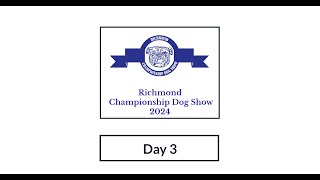 Richmond Championship Dog Show 24 Day 3 Toy and Utility Groups and Best in Show [upl. by Reni]