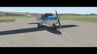 AirFoilLabs Cessna 172 Digital First smooth landing swiss001landing [upl. by Ynnam]