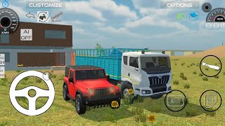 track lodging car 🚘 video  track games  thar video car games [upl. by Anazus]