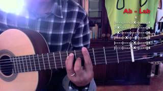 Apprendre Men Aller  Canardo Tal  Guitar Lesson  Namus974 [upl. by Inahteb]