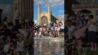 Punting in Cambridge summer punting travel visitcambridge travelvlog [upl. by Notyad]