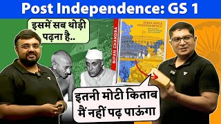 How to cover Bipan Chandra India Since Independence Book  UPSC GS 1  Murnal Patel amp Pratik Nayak [upl. by Torrlow]