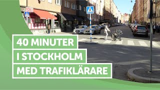 HÄNG MED I BILEN  Trafiklärare kommenterar hela körningen [upl. by Sarad]