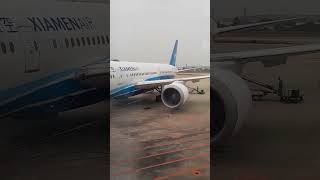 Boarding flight Xiamen  Vancouver travel China Canada vancouver flight [upl. by Innob]