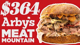 364 Arbys Meat Mountain  Fancy Fast Food  Mythical Kitchen [upl. by Sonnnie815]