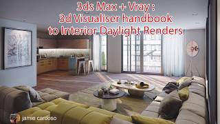 3ds Max amp Vray 3d Visualizer handbook to Interior daylight renders  Proxies CCSubtitles [upl. by Oyam]