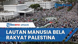 Kumpulan Video Aksi Bela Palestina Serentak di Seluruh Dunia Ada Maroko Belanda hingga Spanyol [upl. by Meingoldas]