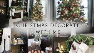 Christmas decorate with me  Small living room decor ideas Christmas 2023 [upl. by Jessamyn700]