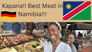 Kapana Best roast meat in the World NamibianGerman Youtuber [upl. by Guglielma]