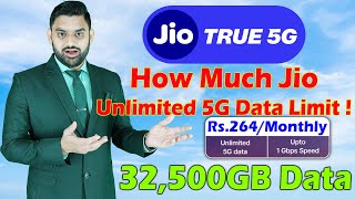 How Much Jio True 5G quotUnlimited 5G Data Limitquot  Highest Data Use on Unlimited 5G Data on Jio True5G [upl. by Anitaf42]