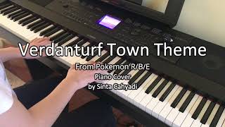 Verdanturf Town Theme Song OST Pokemon RubySapphireEmerald  Piano Cover [upl. by Oliy]